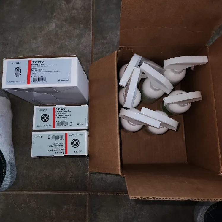 Assura Ostomy Supplies & Cavilon Skin Cleanser Bundle thumbnail