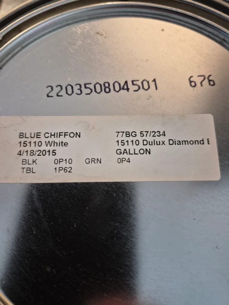 Dulux Diamond Eggshell Blue Chiffon Paint (3.7L) image indicator(2)