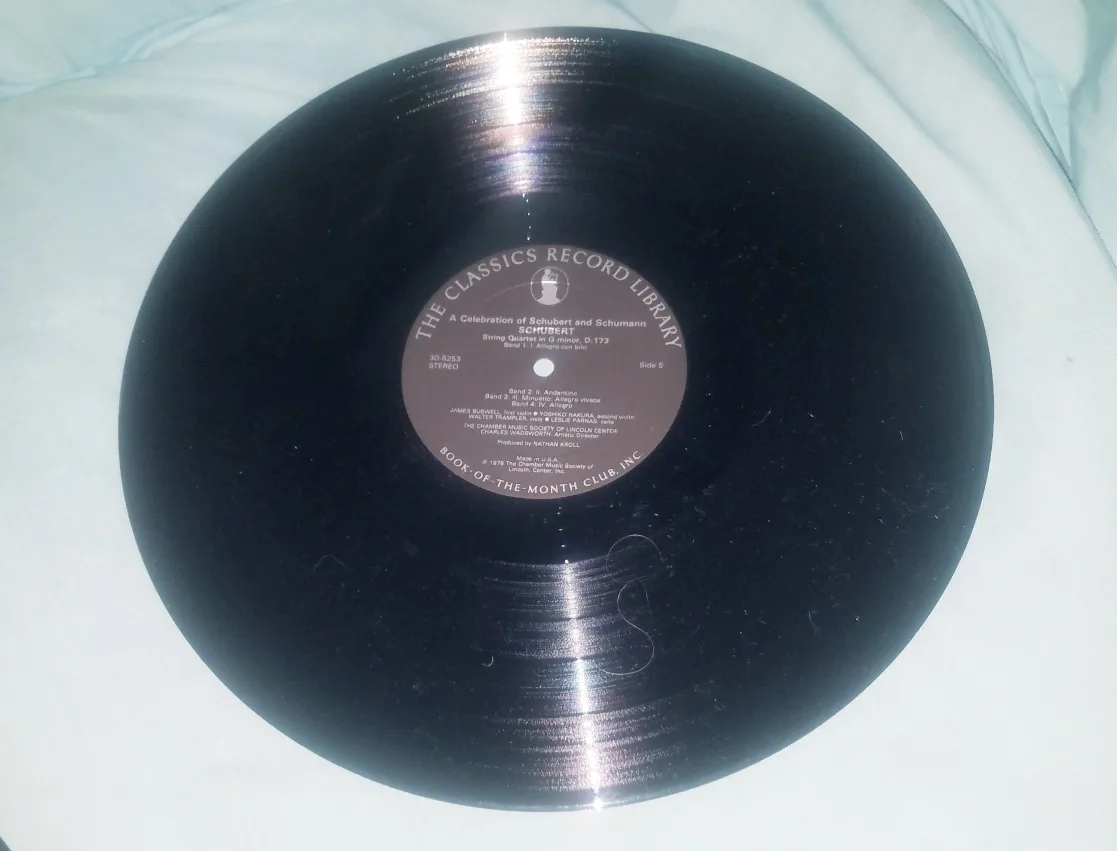 Chamber Music Society Schubert and Schumann 4 Classical LPs image indicator(6)