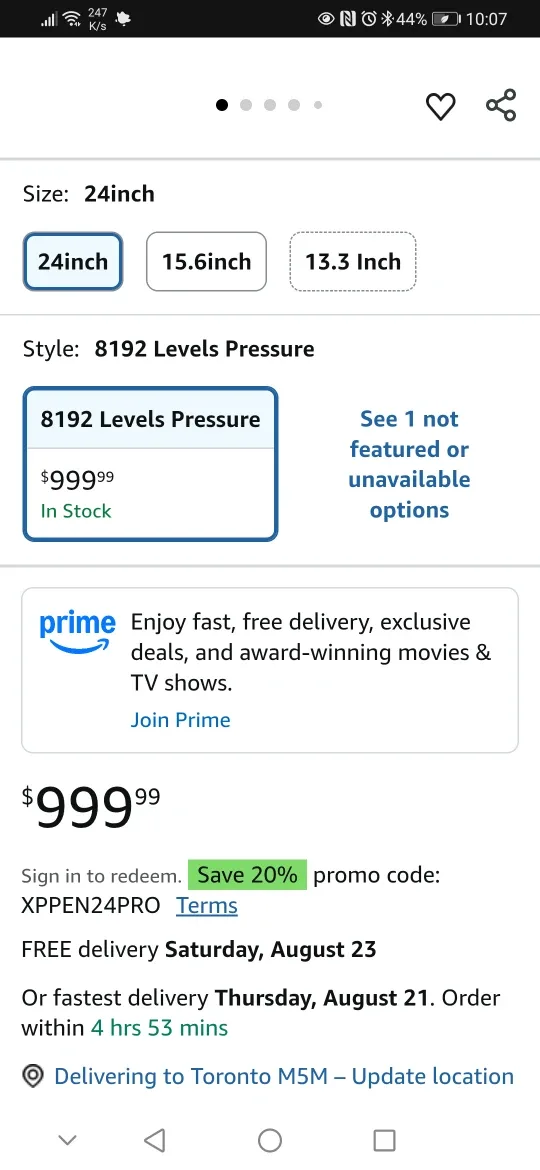 XP-Pen Artist24 Pro Graphic Monitor 24" image indicator(3)