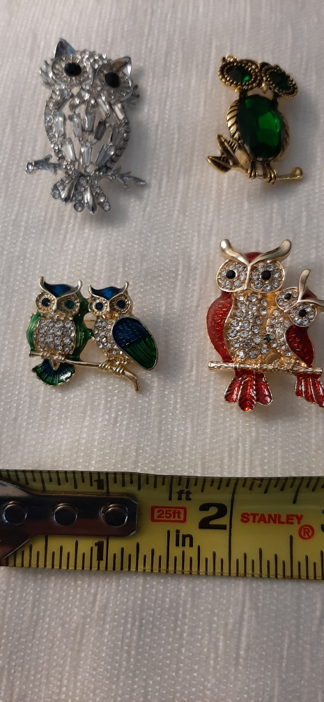 Owl Brooch Pins - $10. each - photo 3