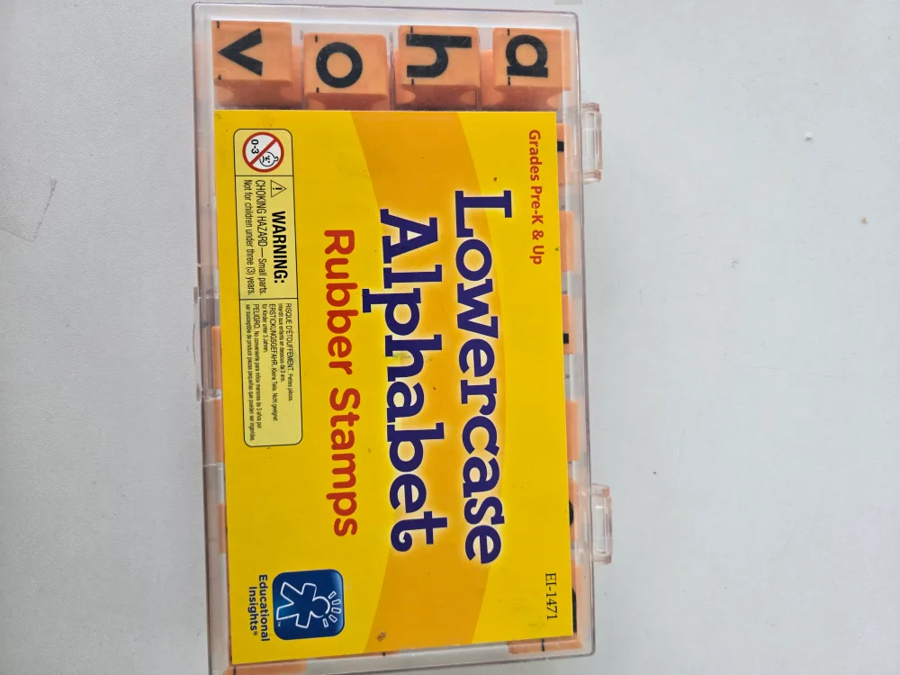 Educational Insights Lowercase Alphabet Rubber Stamps thumbnail