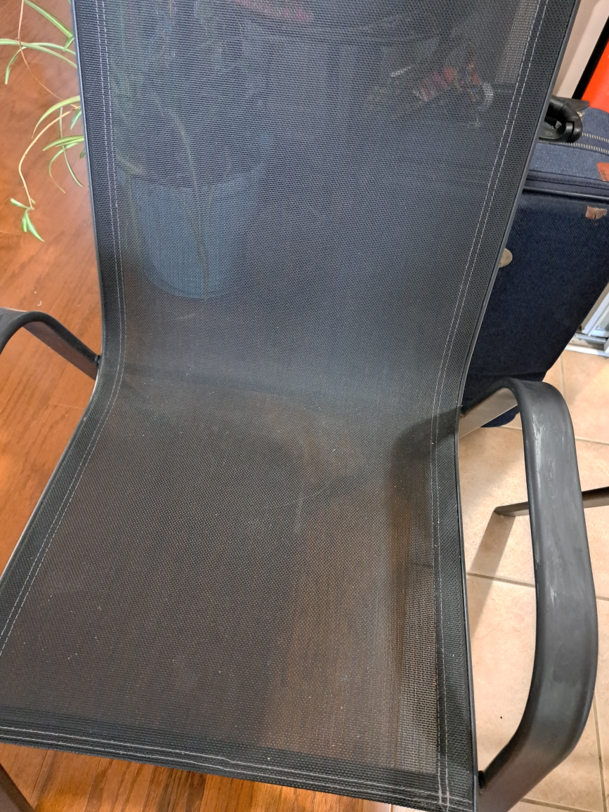Outdoor Mesh Chair - Black - photo 3