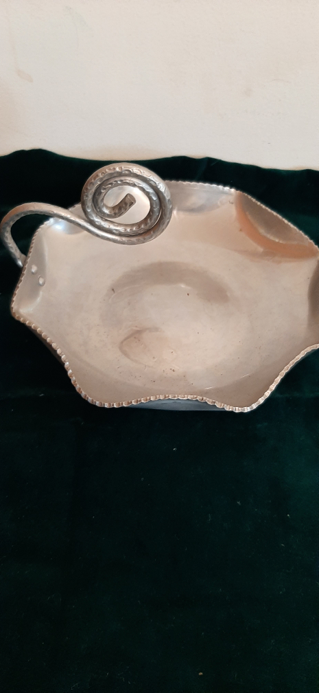 Royalty Aluminum Ware Dish Candy Nut Bowl