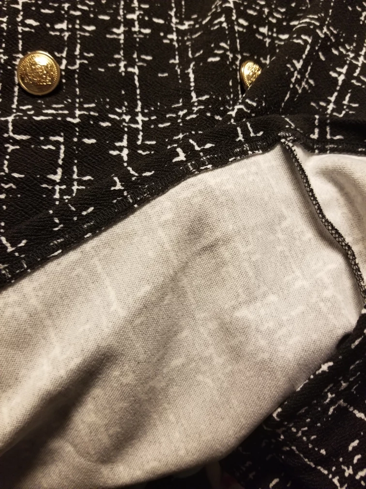 Black & White Tweed Dress - photo 4