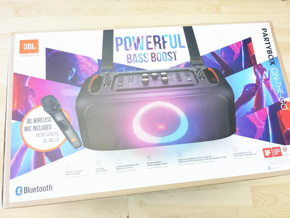 JBL PartyBox Bluetooth Speaker & Wireless JBL Microphone thumbnail