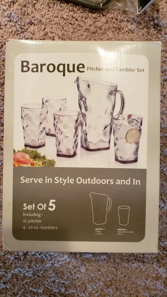 Baroque Pitcher and Tumbler Set - New image indicator(2)