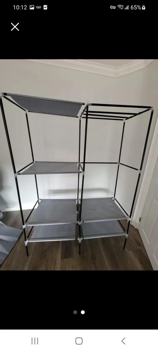 Portable Closet Organizer - Grey image indicator(2)