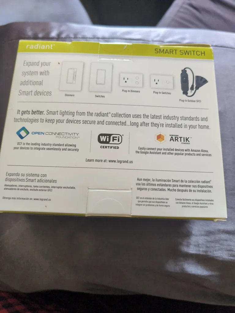 Legrand Radiant Smart Switch - Control Lights Anywhere! image indicator(2)