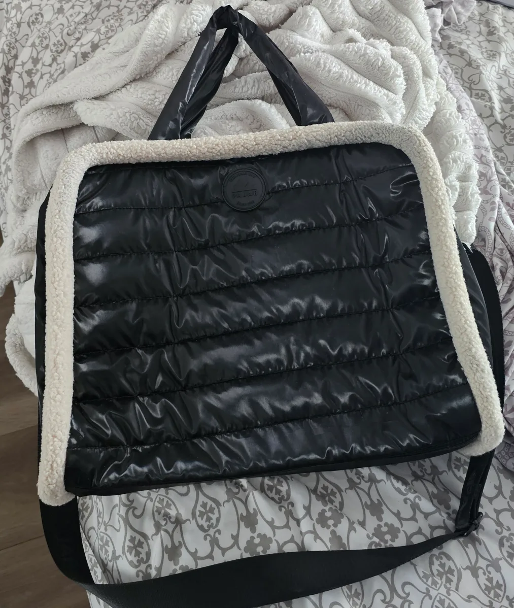 Pajar Black Quilted Tote Bag image indicator(2)