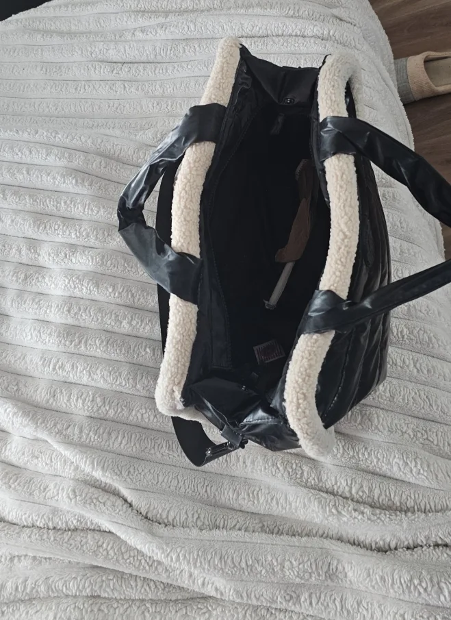 Pajar Black Quilted Tote Bag image indicator(5)