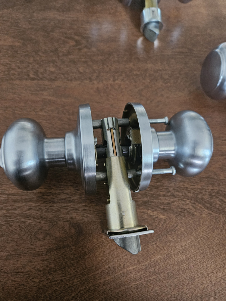 Door Knob Set - Silver - photo 2