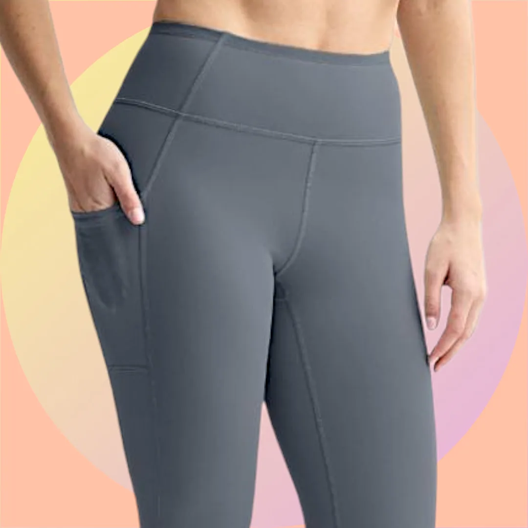 NWT 2XL Mesh Detailed Leggings w Side Pockets image indicator(2)