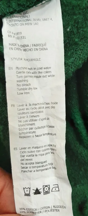 Peanuts Snoopy Green Sweatshirt - Size Small image indicator(5)