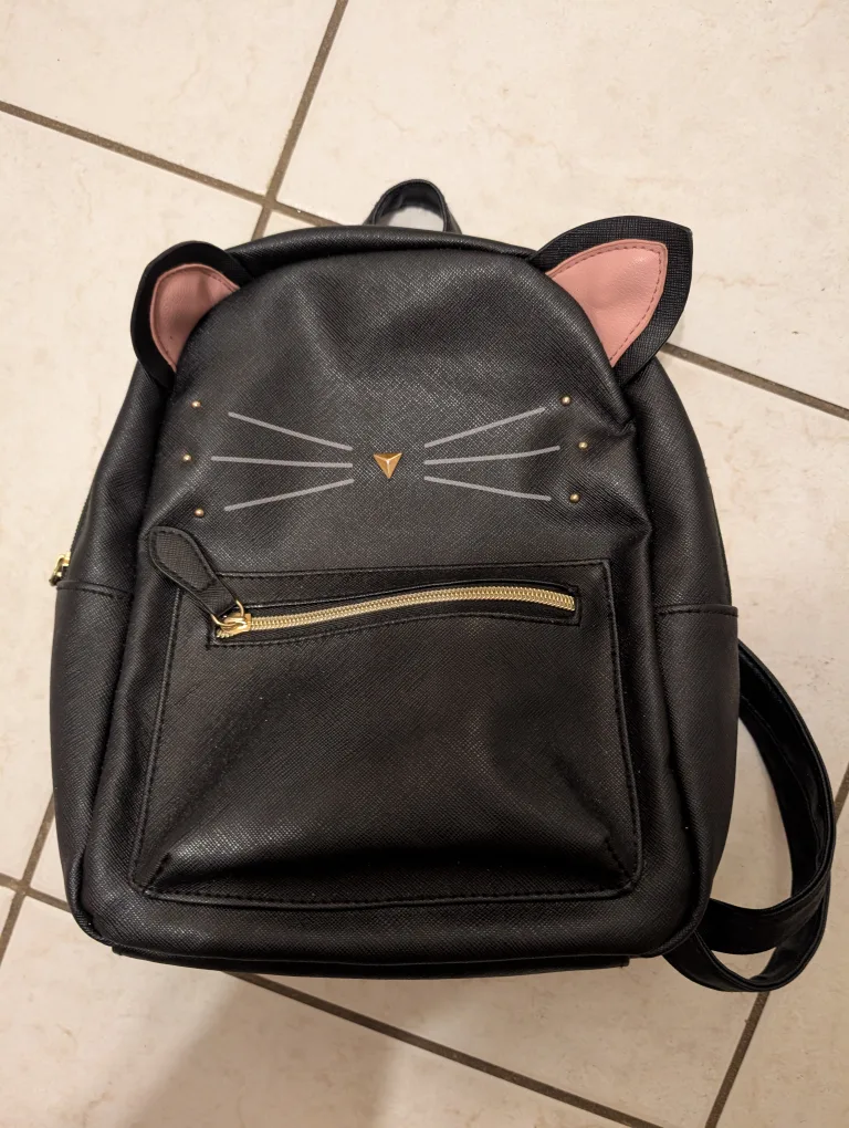 Black Cat Mini Backpack image indicator(2)