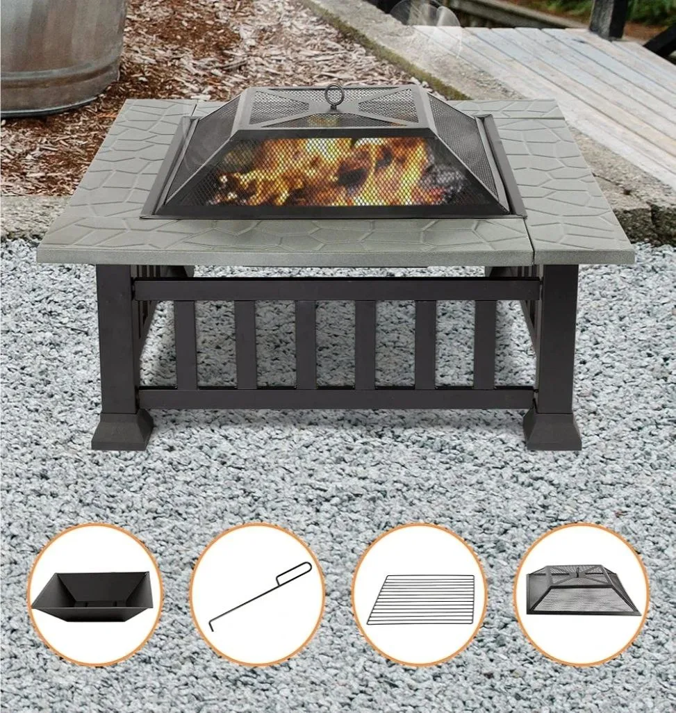 32” Outdoor Square Fire Pits thumbnail