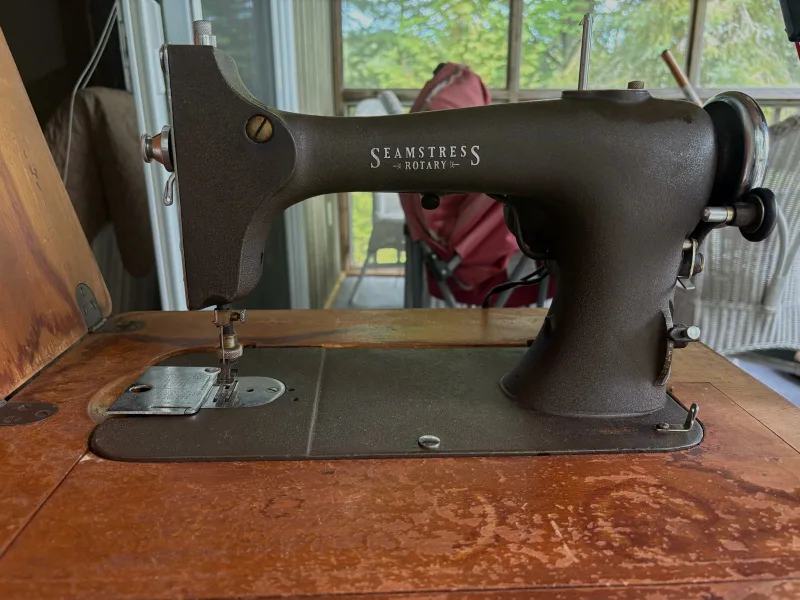 Antique Seamstress Rotary electric sewing machine thumbnail