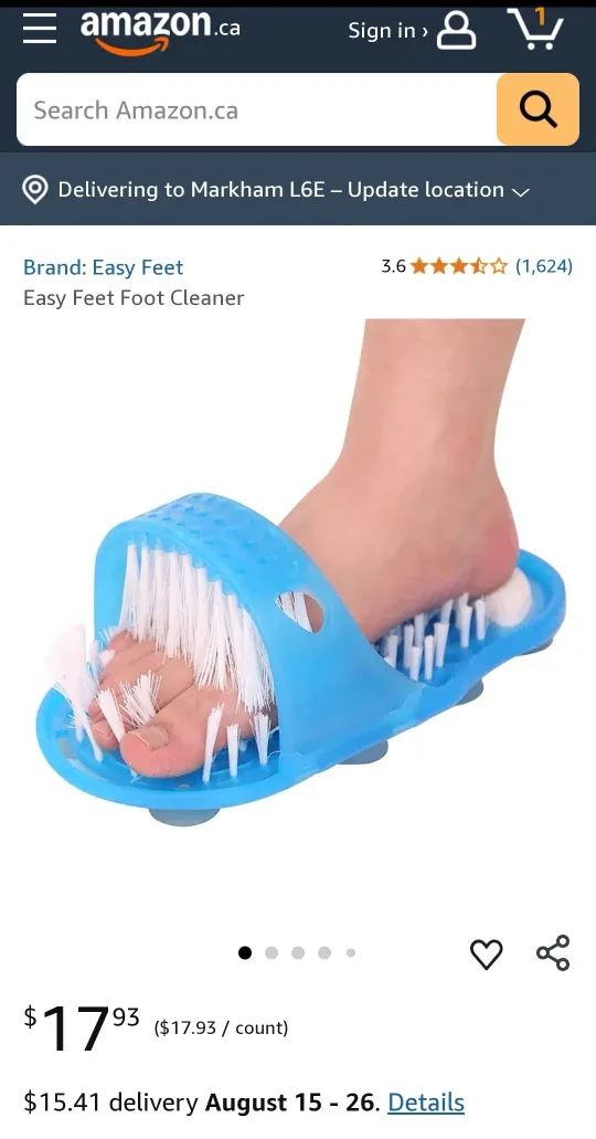Easy Feet Foot Cleaner & Massager thumbnail