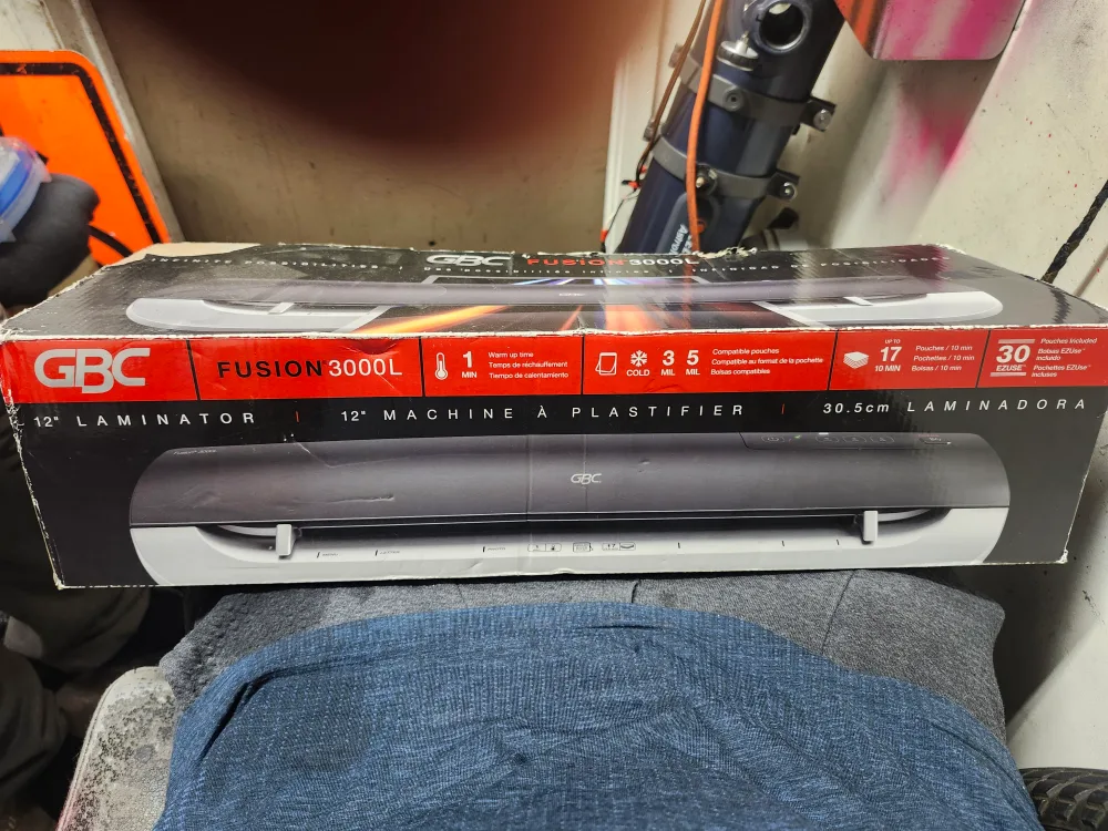 GBC Fusion 3000L 12" Laminator w/ Box image indicator(3)