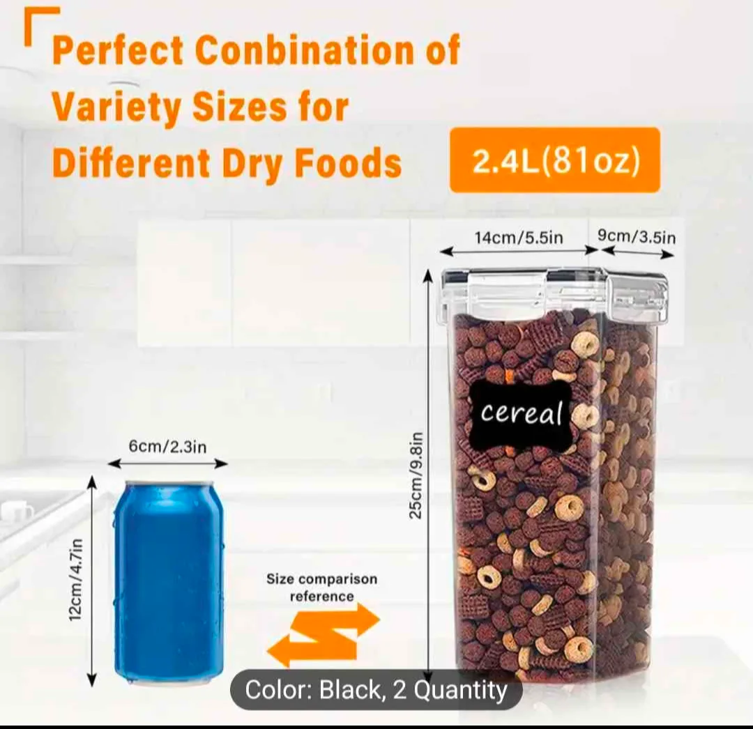 brand new 2.4l Airtight Food Storage Containers - 6 Piece Set image indicator(3)