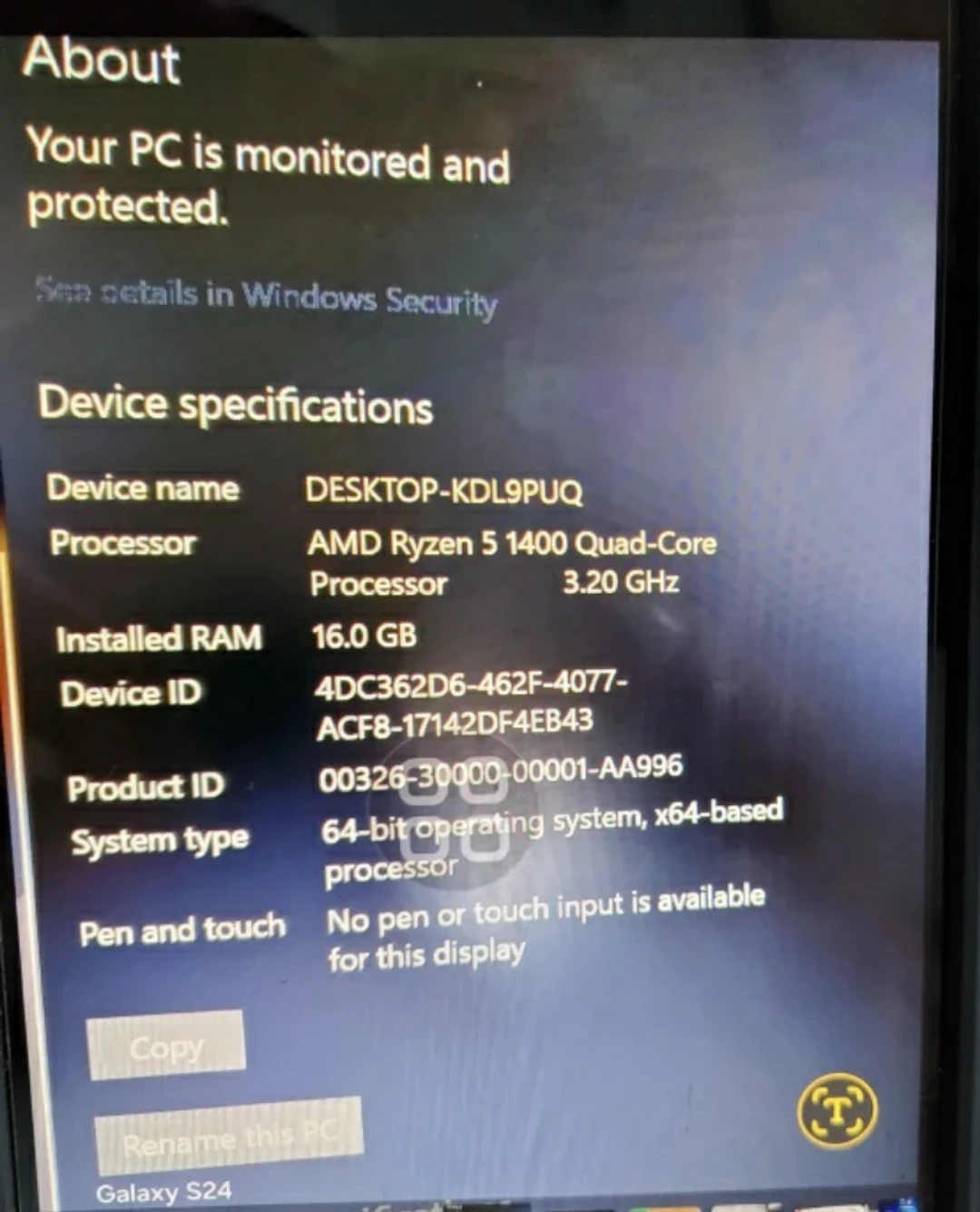 AMD Ryzen 5 1400 Quad-Core Desktop PC - photo 2
