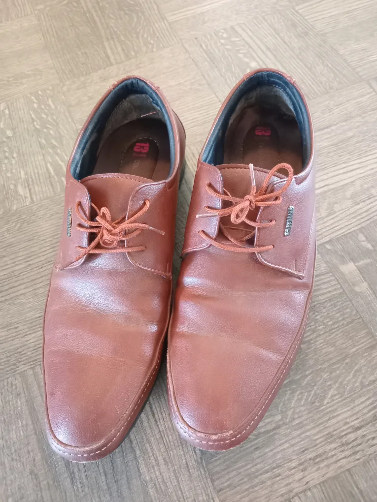 Brown Leather Dress Shoes size 10.5 thumbnail