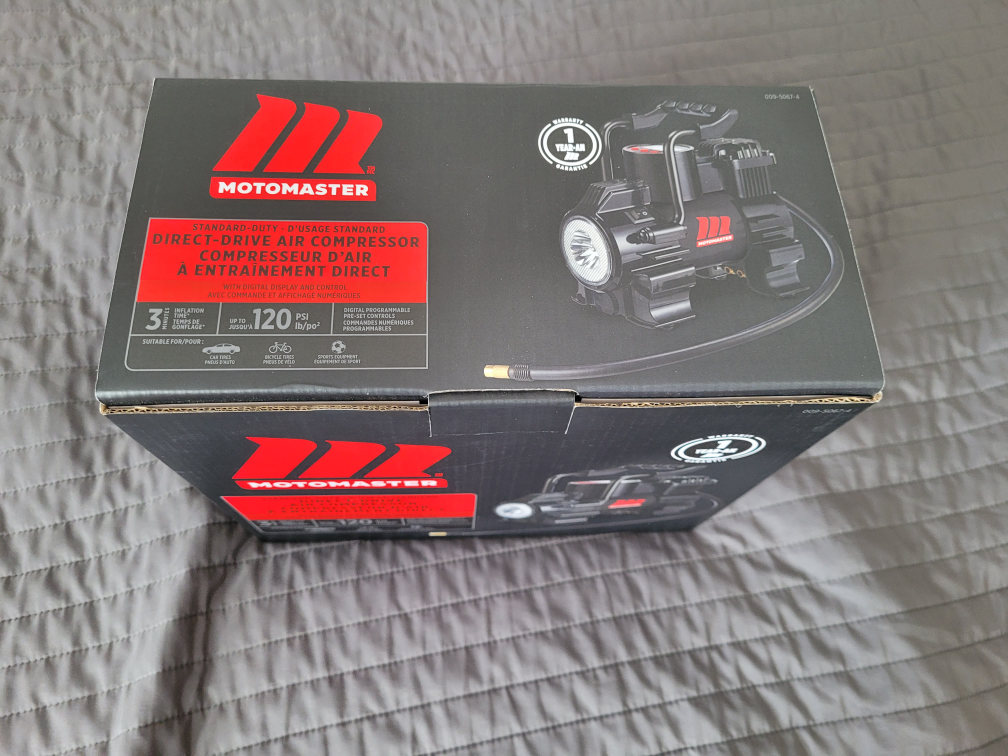 MotoMaster Direct-Drive Air Compressor - New in Box! - photo 2