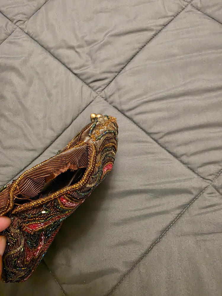 Saks Fifth Avenue Bag/Clear Bag/Beaded Bag image indicator(9)