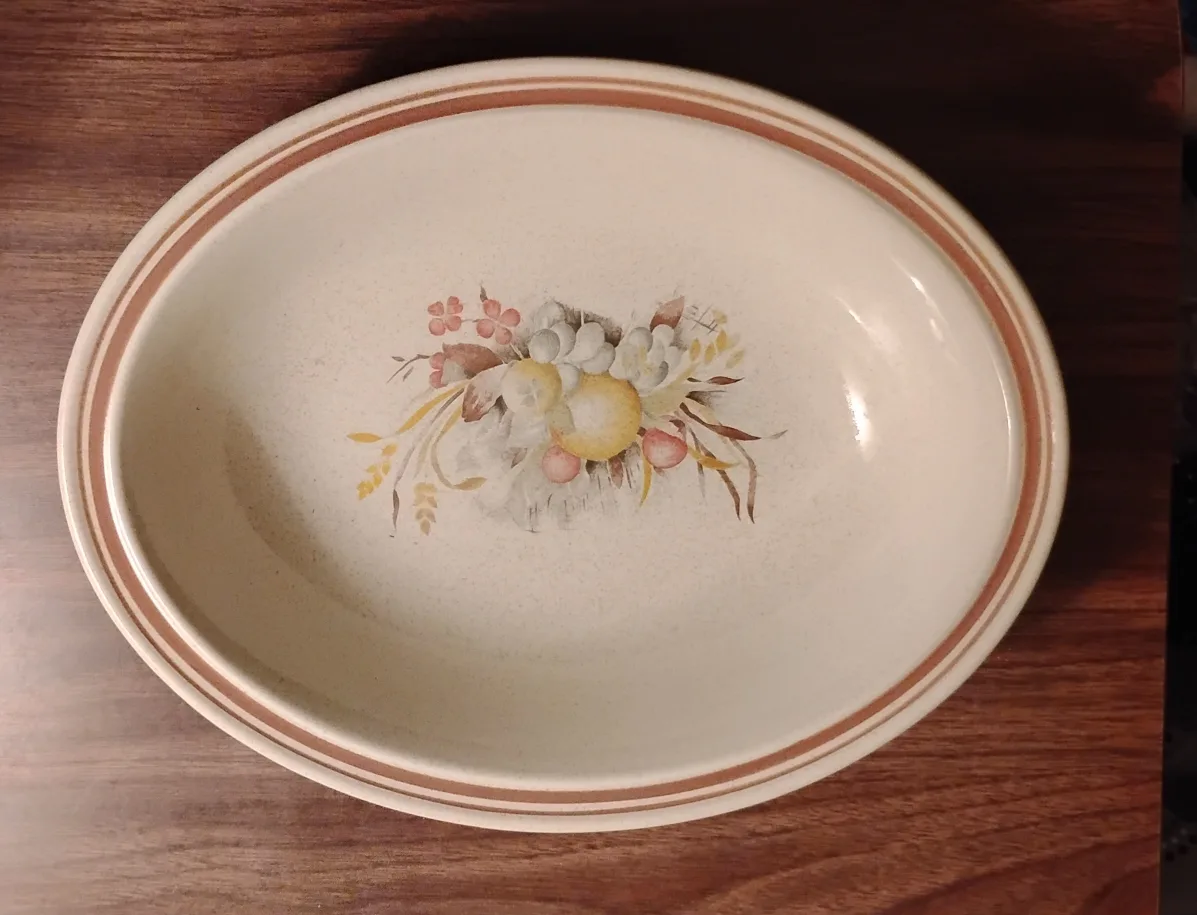 Royal Doulton Lambethware Harvest Time Serving Bowl thumbnail