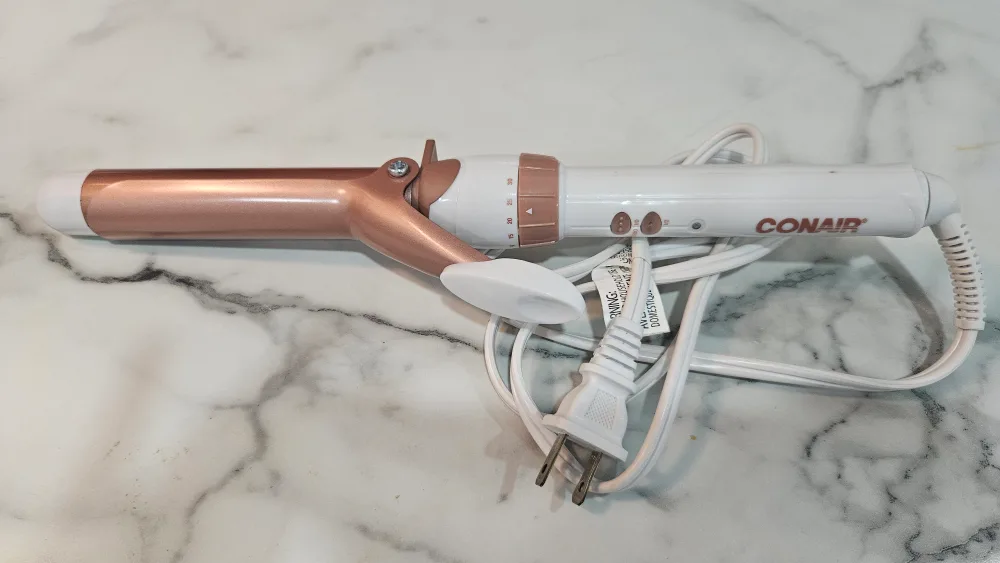 Conair Curling Iron - Rose Gold & White thumbnail