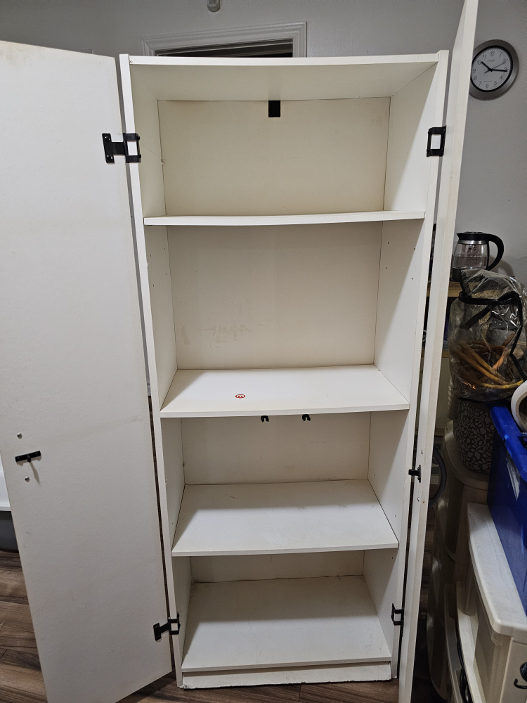White Wardrobe Cabinet - photo 2