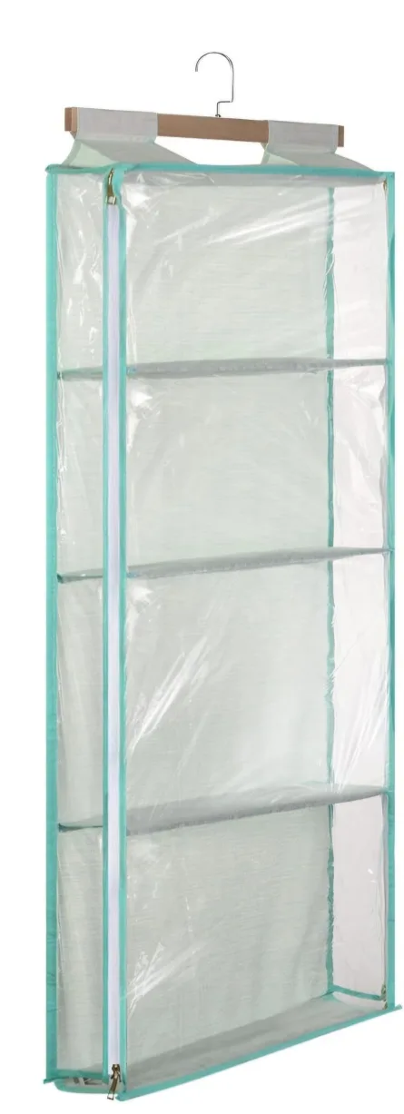 Hanging Storage Organizer with 4 Large Pockets & Double Zippers thumbnail