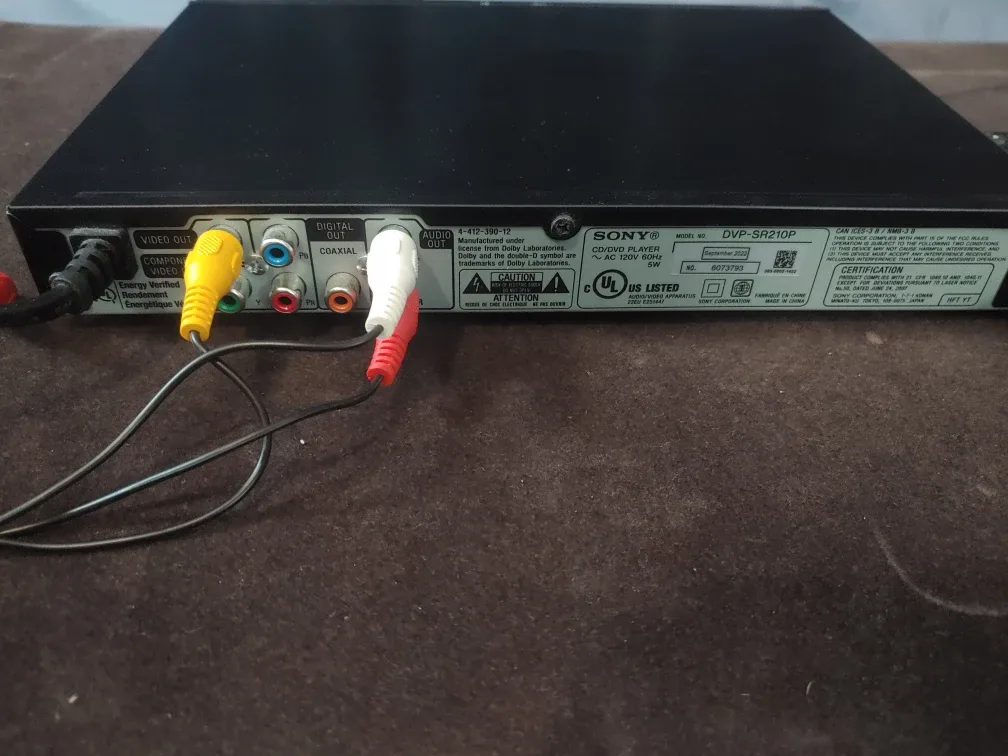 Sony DVP-SR210P CD/DVD Player image indicator(2)