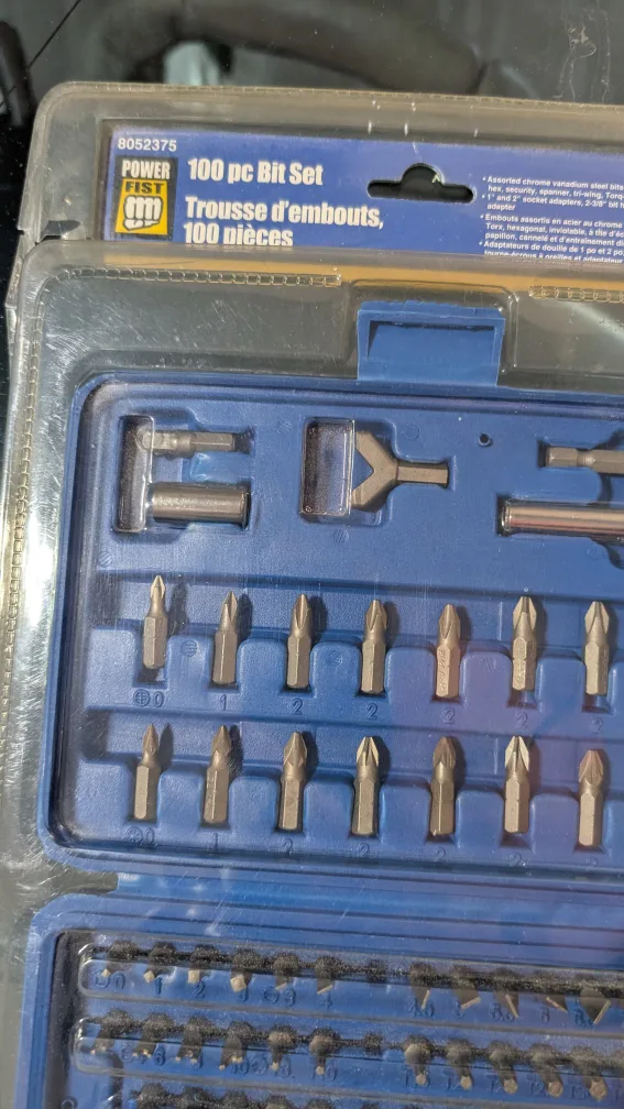 👀- WOW-Power Fist 100 pc Bit Set - New FCFS image indicator(9)