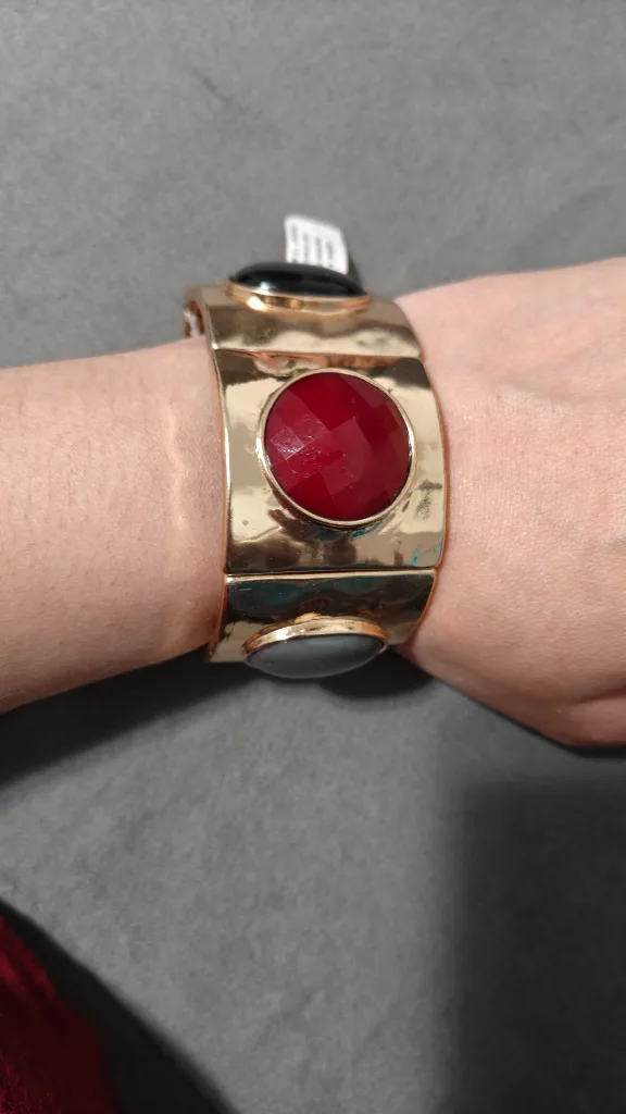 Assorted Bracelets - Gold, Silver, Brown, Purple image indicator(10)