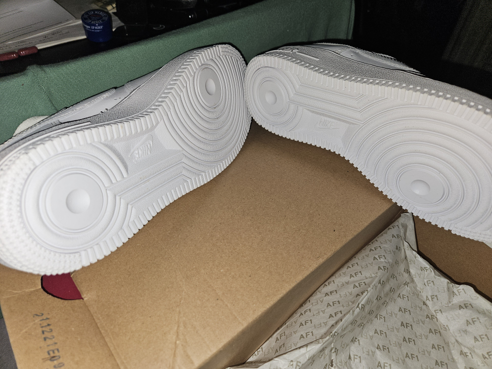 Nike Air Force 1 LE (GS) - Size 6Y - White - photo 5