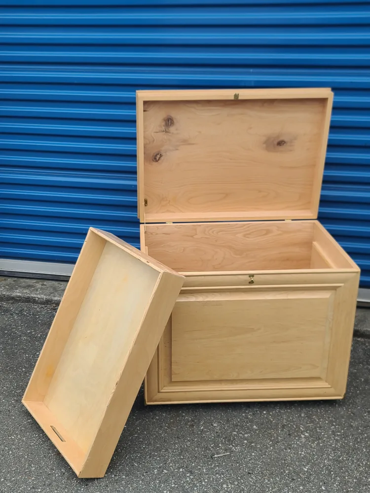 Wooden Storage Box with Lid image indicator(4)