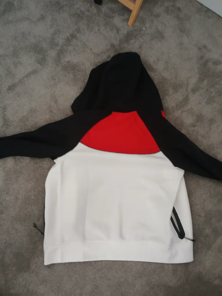 Nike Tech Fleece Hoodie - Red, Black, White - Size S image indicator(3)