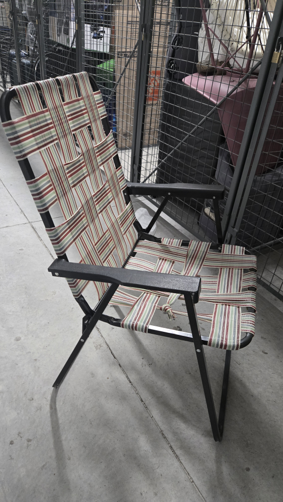 Folding Camp Chair - Striped