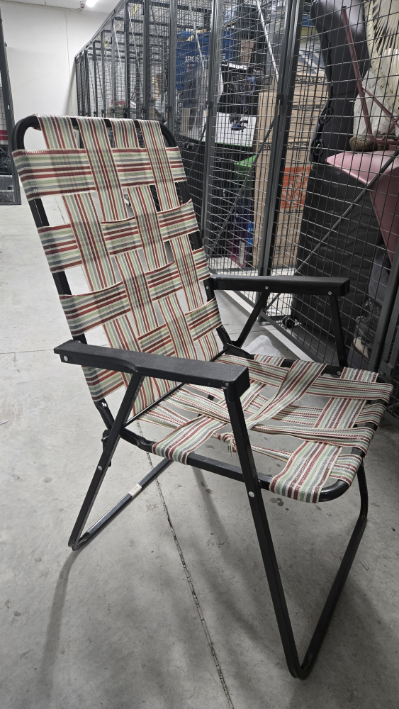 Folding Camp Chair - Striped - photo 2