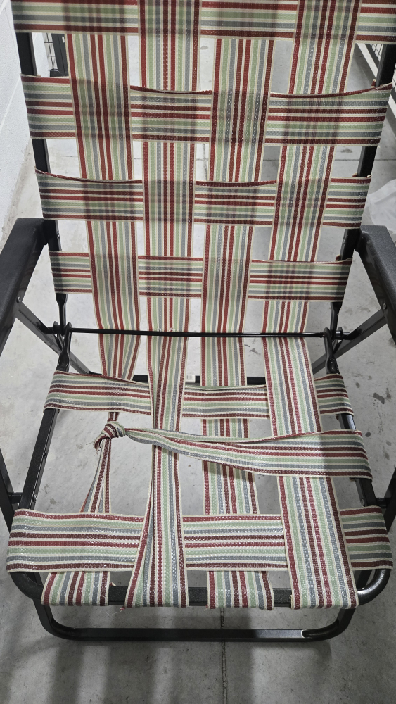Folding Camp Chair - Striped - photo 4