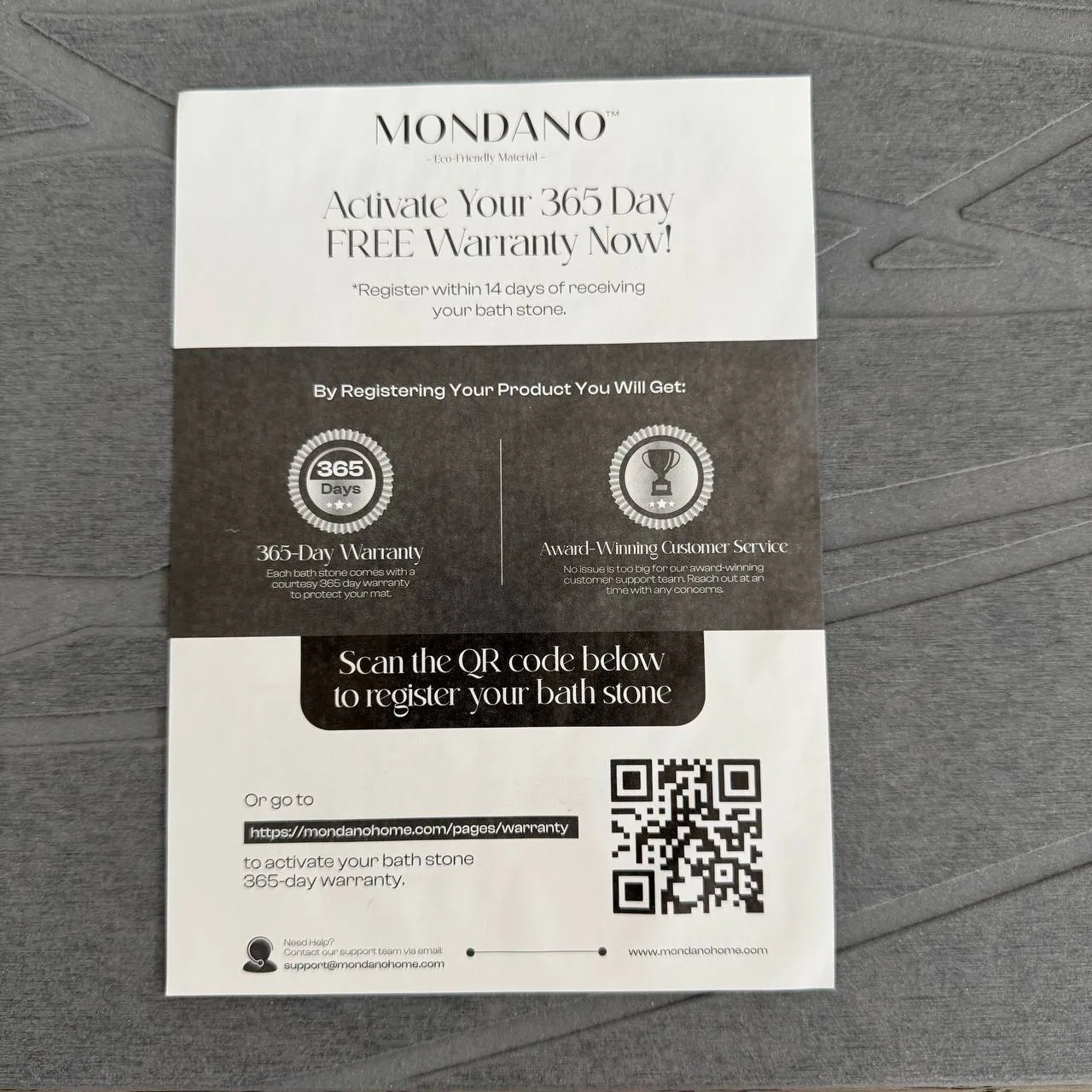 Mondano Bath Mat – Graphite image indicator(6)