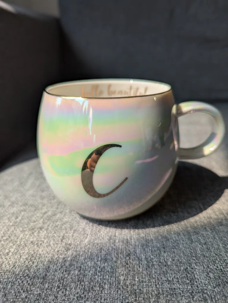 Iridescent Mug with 'C' thumbnail