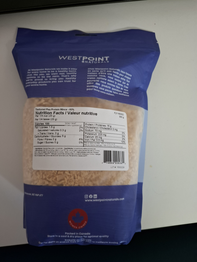 2 packsTextured Pea Protein Mince - photo 2