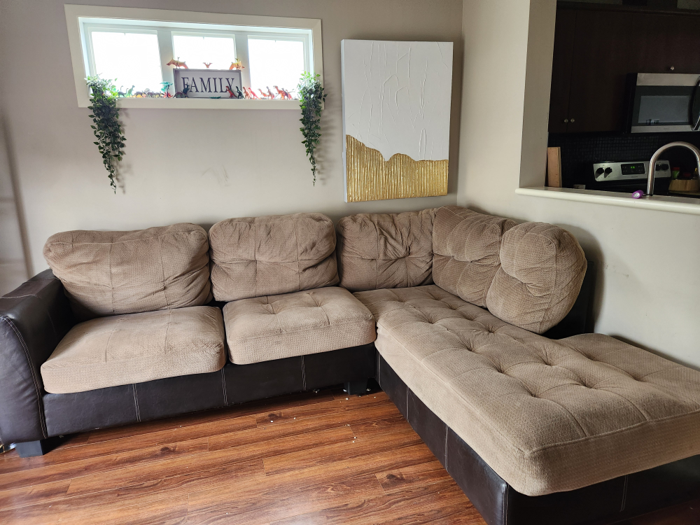 Brown Sectional Sofa - photo 3