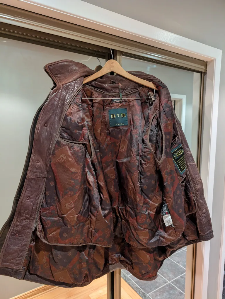 Men's Danier Genuine Leather Car Coat image indicator(3)