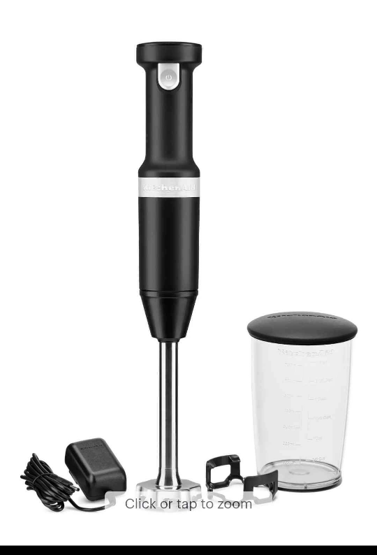 KitchenAid - Cordless Variable Speed Hand Blender - Black Matte