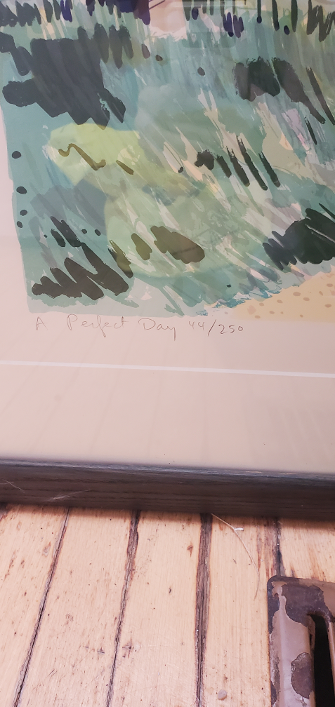 🎨 Limited Edition Framed Art Print 🧡 Signed & Numbered (44/250) - photo 5