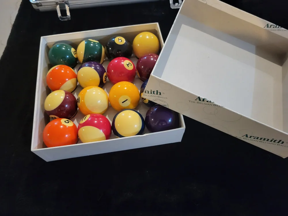 Brand New, Aramith Billiard Ball Set with Box thumbnail