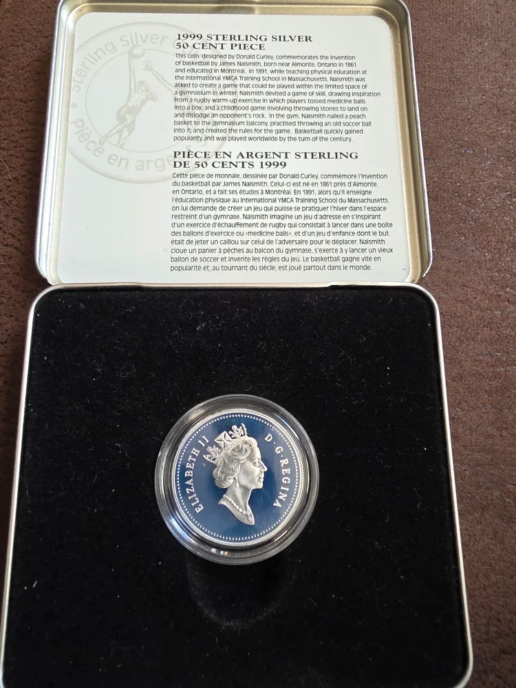 1999 Sterling Silver 50 Cent Coin image indicator(2)